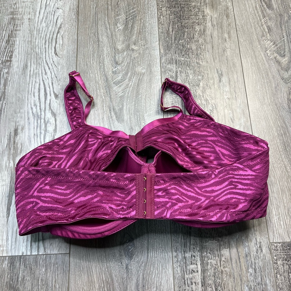 Ashley stewart Zebra Balconette Butterfly Bra - Picture 4 of 8